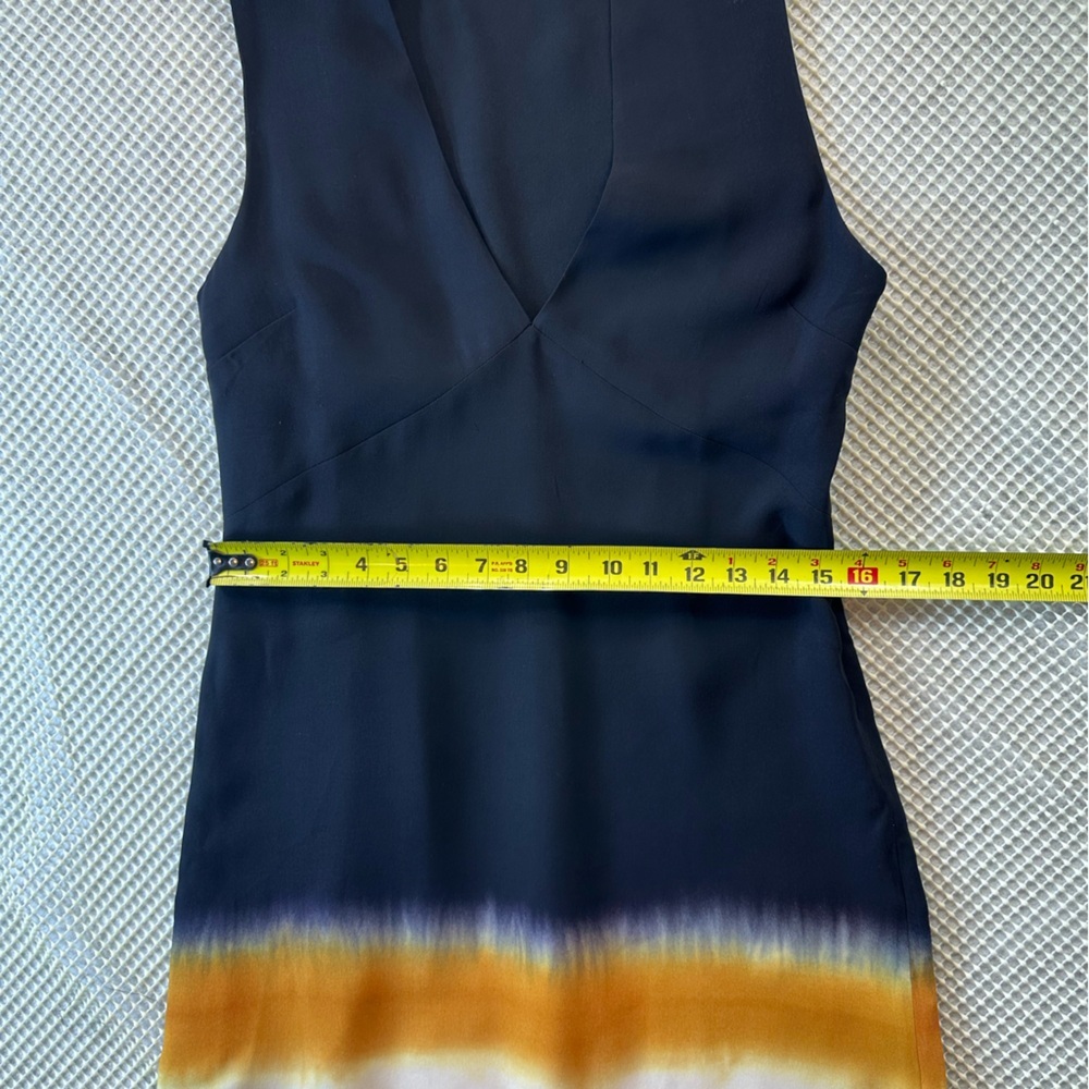 A.L.C. Elliott Dip Dye Silk Dress Size 4 - Picture 5 of 8